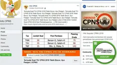 Di media sosial, terutama Facebook, beredar sejumlah bocoran soal ujian CPNS.