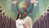 Georgina Rodriguez dan Cristiano Ronaldo Resmi Menikah dengan Busana Serba Putih yang Sederhana