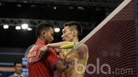 Pebulutangkis Indonesia, Tommy Sugiarto, saat berlaga  di Indonesia Open 2017 di JCC, Selasa (14/6/2017. (Bola.com/M Iqbal Ichsan)