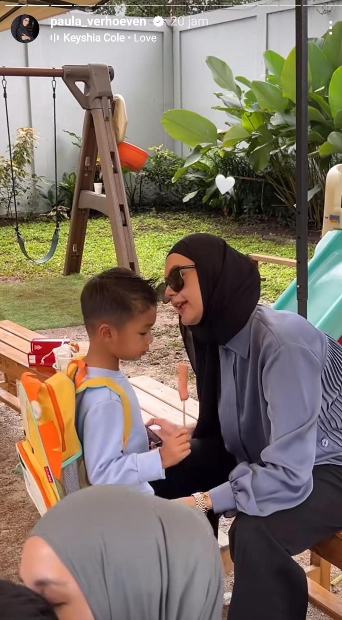 Momen Kiano Cium Paula Verhoeven dengan Kata I Miss You