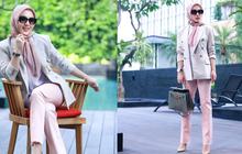 7 Inspirasi Outfit Syahrini dengan Blazer, OOTD Berkelas Bikin Tampilan Cantik dan Karismatik