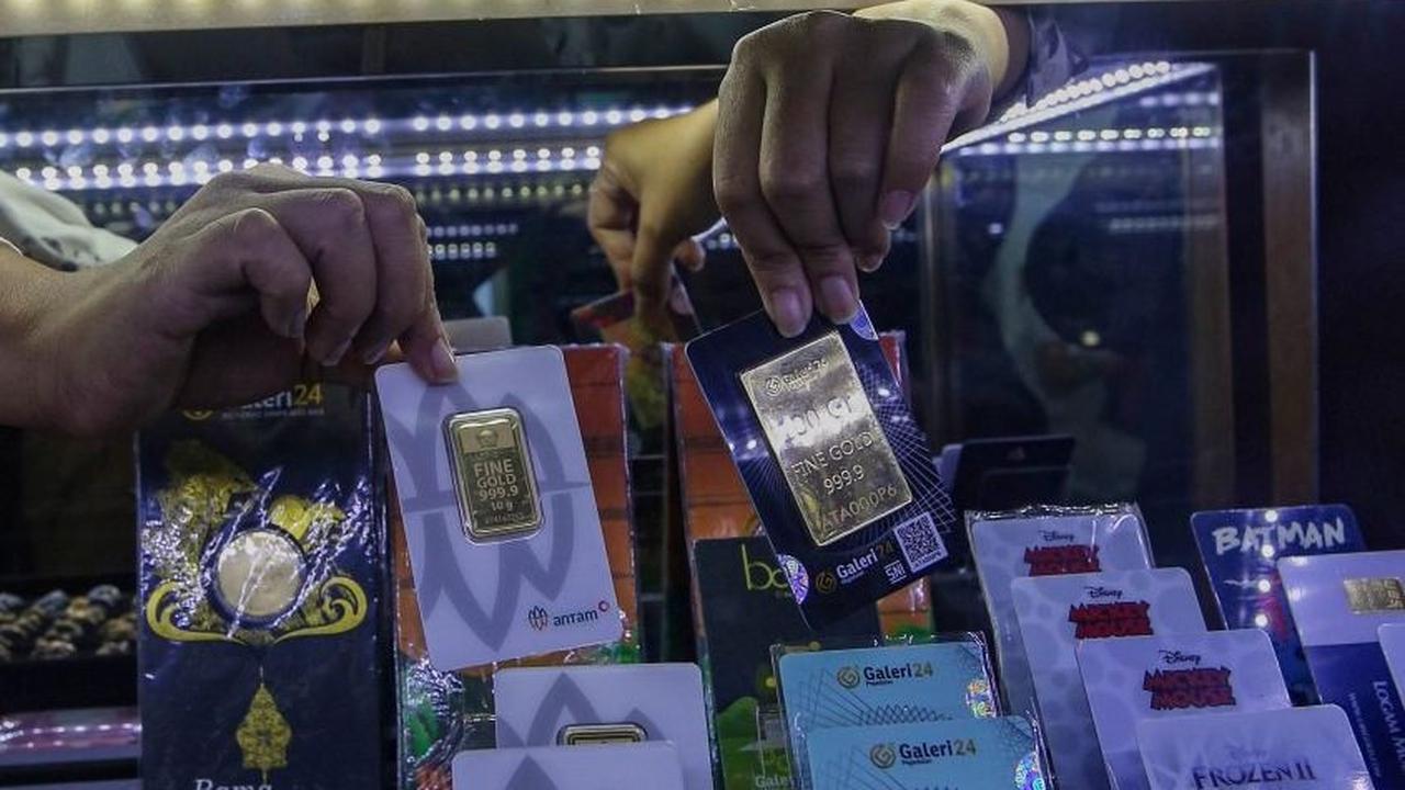 Kondisi ini jauh berbeda jika dibandingkan dengan harga dalam perdagangan pada Senin pekan lalu, yakni Rp 1.333.000 per gram. Foto: Liputan6.com / Angga Yuniar