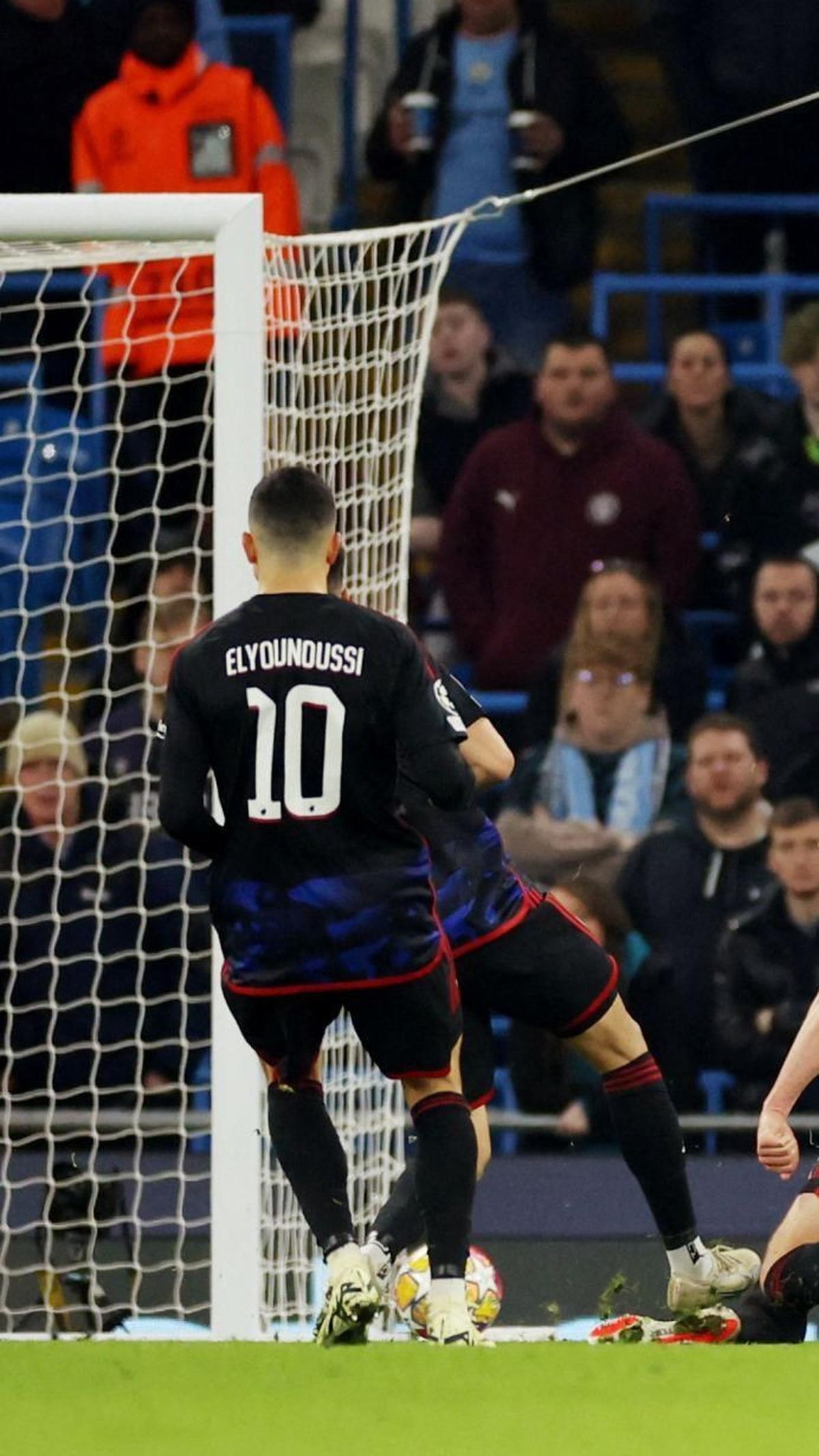 Sementara Copenhagen tidak menyerah dan berhasil memperkecil ketinggalan melalui gol cantik Elyounoussi pada menit ke-29.&nbsp;Foto: REUTERS/Phil Noble