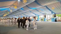 Kirab Kepala Daerah Tiba di Istana Jakarta Jelang Dilantik Prabowo