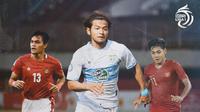 Liga 1 - Pemain Muda BRI Liga 1: Rachmat Irianto, Firza Andika, Riyatno Abiyoso (Bola.com/Adreanus Titus)