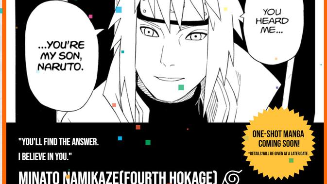 <p>Hokage Keempat Minato Namikaze. Dok: Situs resmi Naruto</p>
