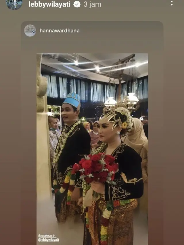 6 Momen Pernikahan Lebby Wilayati, Penampilan Dewi Perssik Bikin Pangling