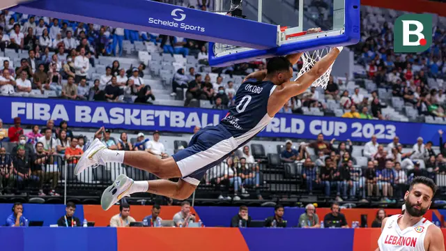 Timnas Basket Lebanon vs Prancis - Piala Dunia FIBA 2023