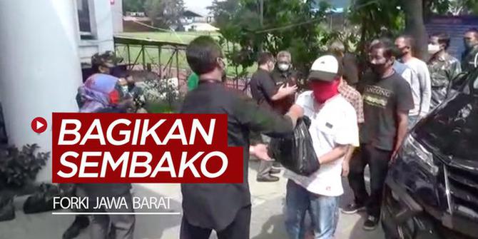 VIDEO: FORKI Jawa Barat Beri Bantuan 2.000 Paket Sembako untuk Warga Terdampak COVID-19
