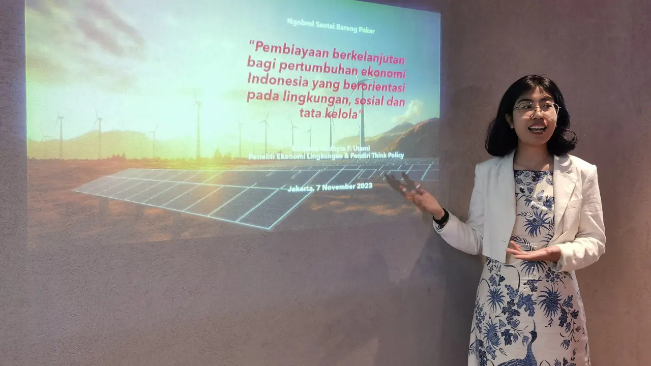 Andhyta Firselly Utami Peneliti Ekonomi Lingkungan dan Pendiri Think Policy