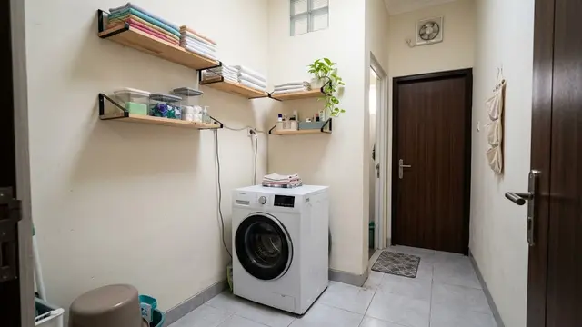 Area Cuci Terintegrasi di Dekat Kamar Mandi