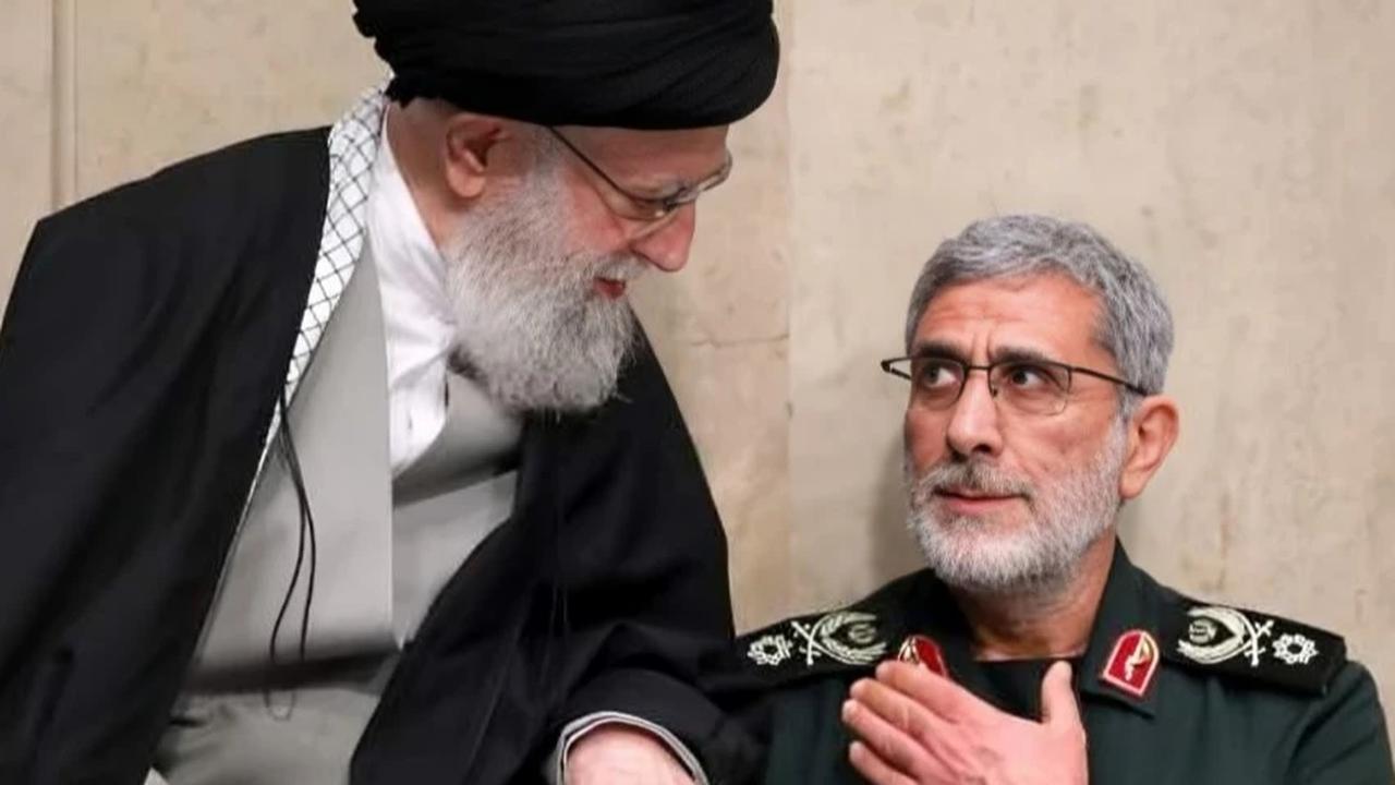 ali khamenei dan Esmail Qaani