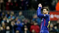 1. Lionel Messi (Barcelona) - 18 Gol (2 Penalti). (AP/Manu Fernandez)