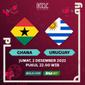 Piala Dunia 2022 - Ghana Vs Uruguay (Bola.com/Adreanus Titus)