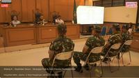 Sidang kasus penyiraman air keras terhadap aktivis KontraS Andrie Yunus kembali digelar di Pengadilan Militer II-08 Jakarta, Rabu (13/5/2026). (Dok Tangkapan Layar YouTube)