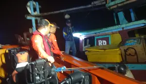 Empat Nelayan Terombang-ambing di Perairan Krakatau