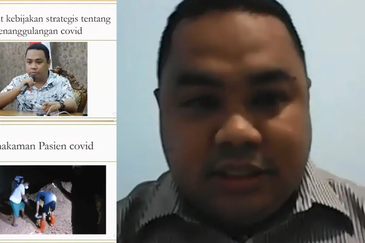 dr Subhan Rumoning saat membagikan ceritanya tangani pasien COVID-19 di Fakfak, Papua Barat.