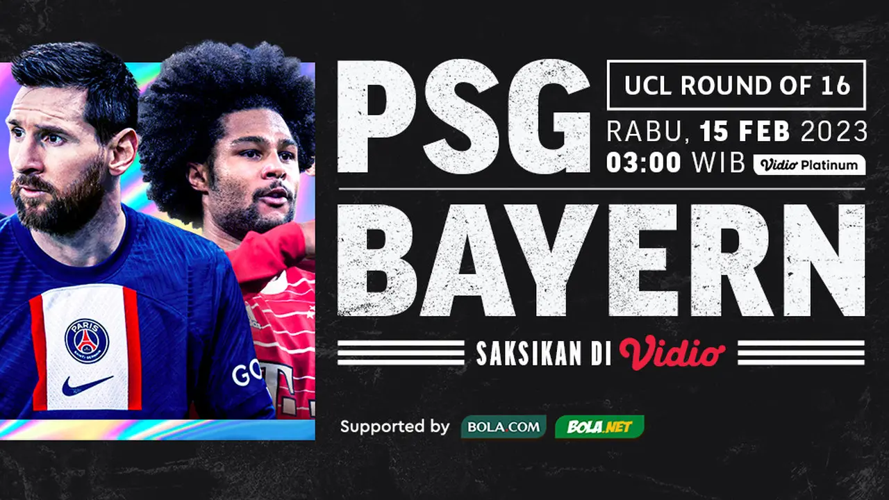 Live Streaming Liga Champions : PSG Vs Bayern di Vidio