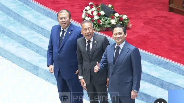 Sidang Paripurna DPR resmi menyepakati Thomas Djiwandono untuk menjadi Deputi Gubernur Bank Indonesia (BI), Selasa (27/1/2026). (Foto: Liputan6.com/Arief RH)