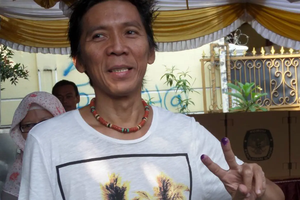 Usai Nyoblos, Bimbim: Selfie Dulu Ah...