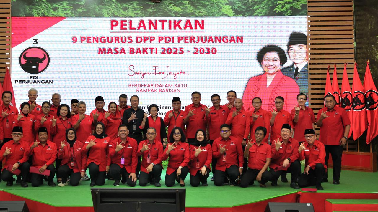 Struktur Lengkap Pengurus DPP PDIP 2025-2030