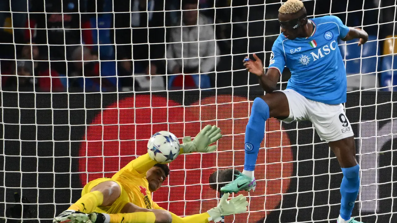 Napoli vs Braga di Liga Champions