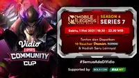 Jangan Sampai Ketinggalan, Live Streaming Vidio Community Cup Season 4 Mobile Legends Series 7 di Vidio