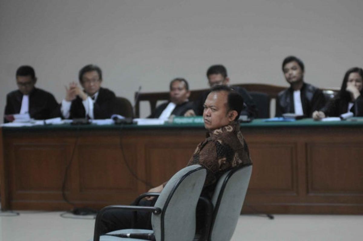 Rio Capella jalani sidang perdana kasus suap bansos