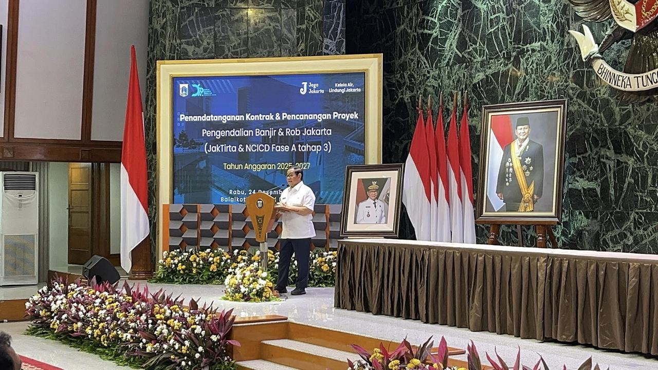 Pemprov DKI Jalankan Proyek JakTirta Rp2,62 Triliun Perkuat Pengendalian Banjir