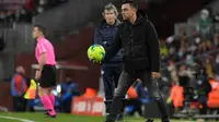 Pelatih Barcelona, Xavi Hernandez. (AFP/Lluis Gene)