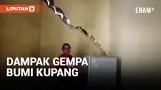 Puluhan Rumah Retak Akibat Gempa Bumi Kupang