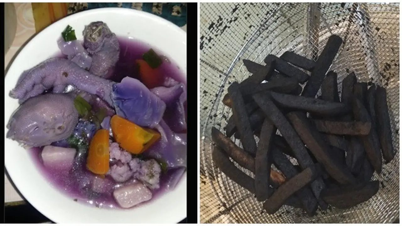 6 Potret Apes Makanan Berubah Warna Ini Tak Sesuai Ekspektasi, Bikin Senyum Tipis