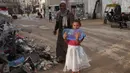 Khan Younis, kota terbesar di Gaza selatan, berada dalam krisis air semakin memburuk setelah Israel menghancurkan lebih dari 70 persen sumur di kota tersebut. (BASHAR TALEB/AFP)