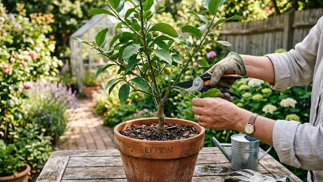 Cara Menanam Lemon di Pot Kecil/AI Generated