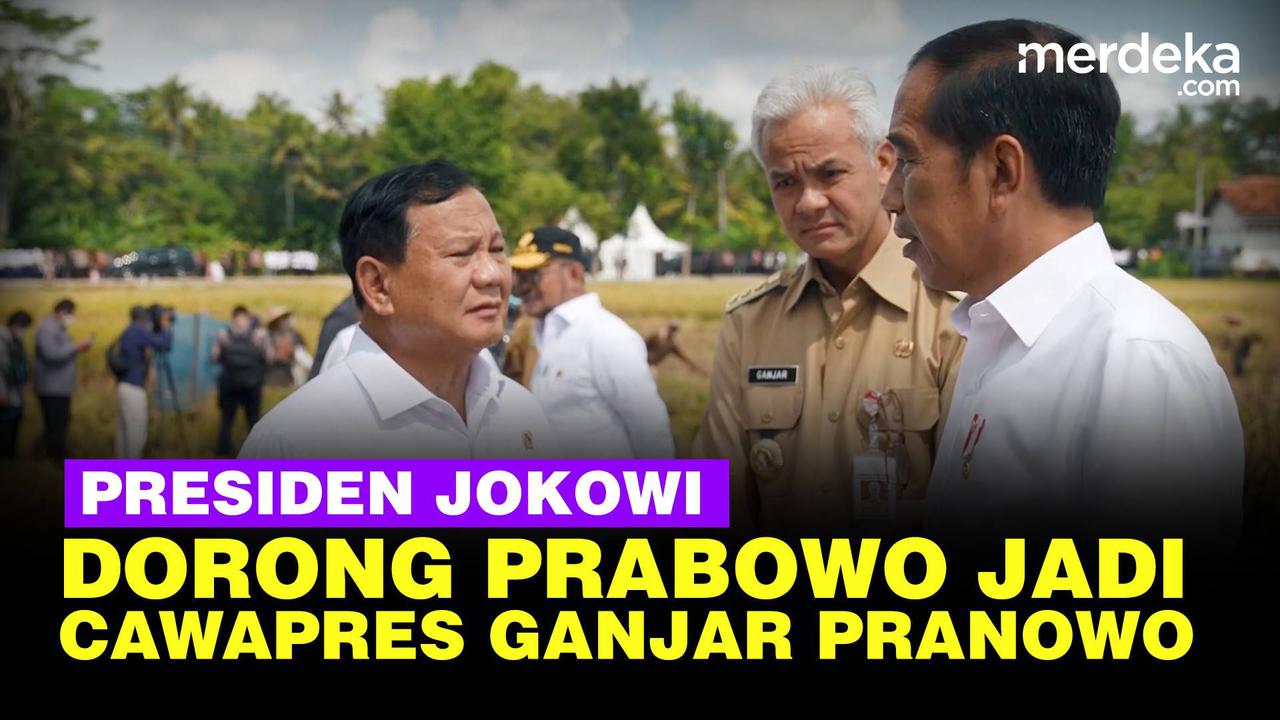 VIDEO: Presiden Jokowi Dorong Capres Prabowo Menjadi Cawapres Ganjar