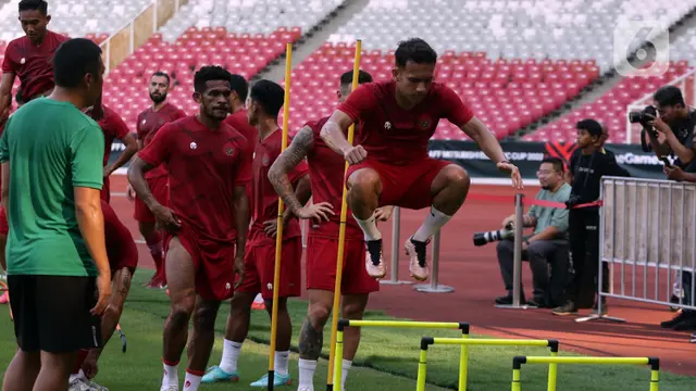 Intip Latihan Akhir Timnas Indonesia Sebelum Melakoni Laga di Piala AFF 2022