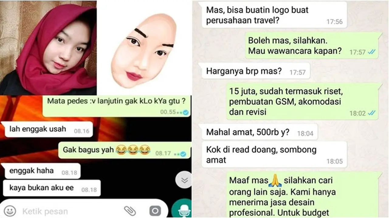 7 Chat Calon Pelanggan ke Editor Foto Ini Bikin Emosi, Ada yang Minta Gratis