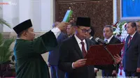 Ketua sementara KPK Nawawi Pomolango. (Foto: tangkapan layar Youtube Sekretariat Presiden)