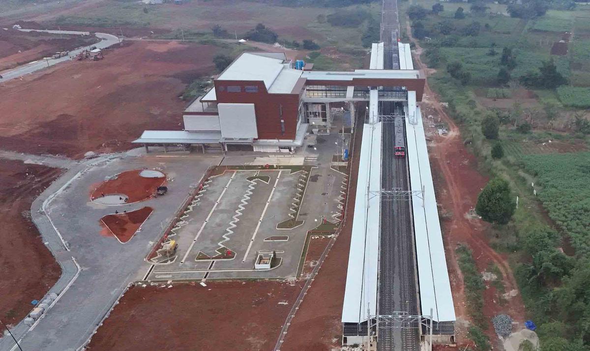 FOTO: Stasiun Jatake Hampir Rampung,  Siap Layani Warga BSD dan Sekitarnya