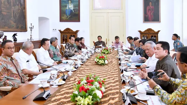 Rapat terbatas tentang perkembangan persiapan Asian Games ke-18