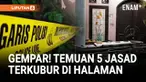 Warga Indramayu, Jawa Barat, digemparkan dengan temuan lima jenazah satu keluarga yang terkubur di halaman belakang rumah, Selasa (2/9) dinihari. Korban terdiri dari pasangan suami istri, seorang anak perempuan, bayi berusia delapan bulan, serta oran...