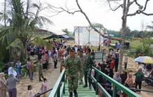 TNI AD Rampungkan Pembangunan Jembatan Gantung Aceh Tamiang, Akses Warga Kini Lebih Mudah