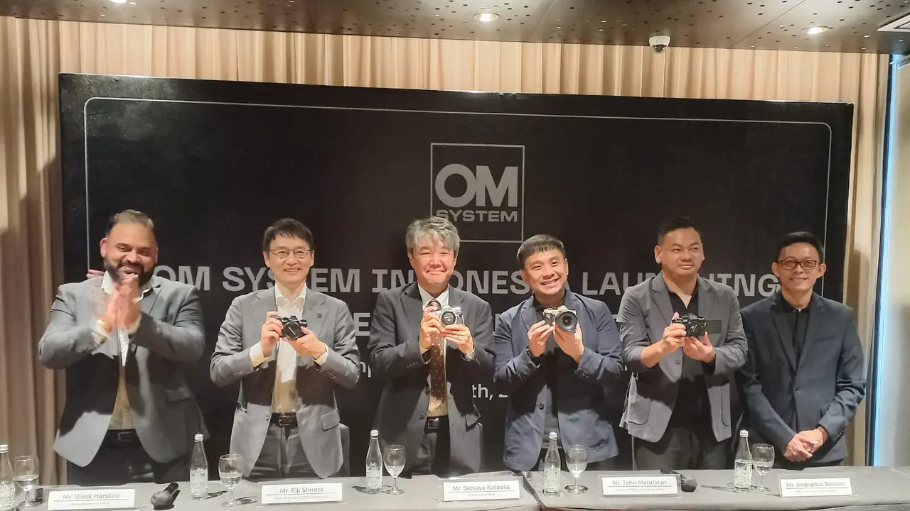 Peluncuran kamera mirrorless OM System OM-5 Mark II. Credit: OM System
