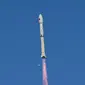 Roket Long March-4C yang membawa satelit Gaofen-3 03 lepas landas dari Pusat Peluncuran Satelit Jiuquan di China barat laut pada 7 April 2022. (Xinhua/Wang Jiangbo)