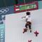 Atlet panjat tebing Indonesia, Veddriq Leonardo (kanan) berhasil menang atas wakil China, Wu Peng saat babak final cabang olahraga pajat tebing nomor speed Olimpiade Paris 2024 di Le Bourget Sport Climbing Venue, Paris, Prancis, Kamis (08/08/2024). (AP Photo/Tsvangirayi Mukwazhi)