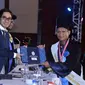 Acara Wisuda Diploma LV, Sarjana LIX, Magister XLVI, &amp; Doktor VI Tahun Akademik 2023-2024 Universitas Mercu Buana di ICE, Tangerang Selatan, Rabu (13/12/2023). (Ist)