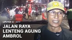 Hati-hati bagi Anda yang biasa melintas di jalan raya Lenteng Agung, Srengseng Sawah, Jagakarsa, Jakarta Selatan, karena Kamis malam tadi sebagian ruas jalan itu ambrol sedalam 2 meter.