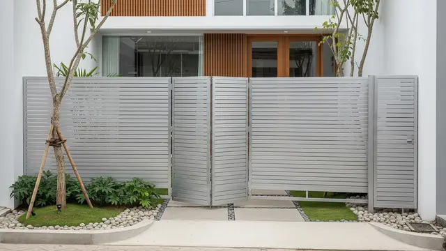 Model Pagar Rumah Lipat Modern Hemat Ruang
