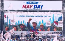 Janji Presiden Prabowo di Depan Ribuan Buruh: Sisa Hidup Saya untuk Rakyat!