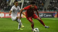 Pelatih Suriah U-20, Mark Wotte, menyebut kekalahan 0-2 dari Uzbekistan membuat timnya tertekan jelang menghadapi Timnas Indonesia U-20 pada laga kedua di Piala Asia U-20 2023. (AFC/HASAN PIRMUHAMEDOV)
